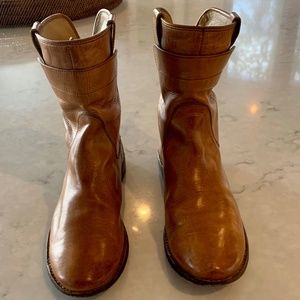 Frye Chelsea Boot Tan Leather 8